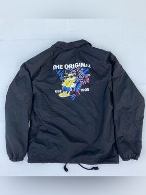 Vans x Disney Torrey 80s Mickey Mouse Jacket Adult Medium Black Windbreaker